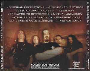 Dismember - Hate Campaign - CD