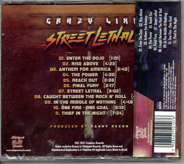 Crazy Lixx - Street Lethal CD
