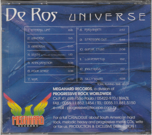 Marcos De Ros - Universe - CD
