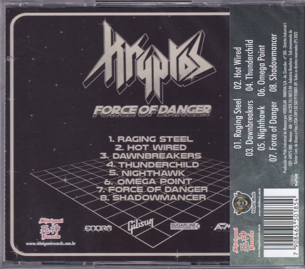 Kryptos - Force Of Danger - CD