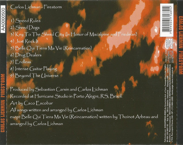 Carlos Lichman - Firestorm - CD