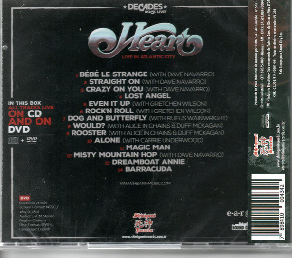 Heart - Live In Atlantic City - CD + DVD
