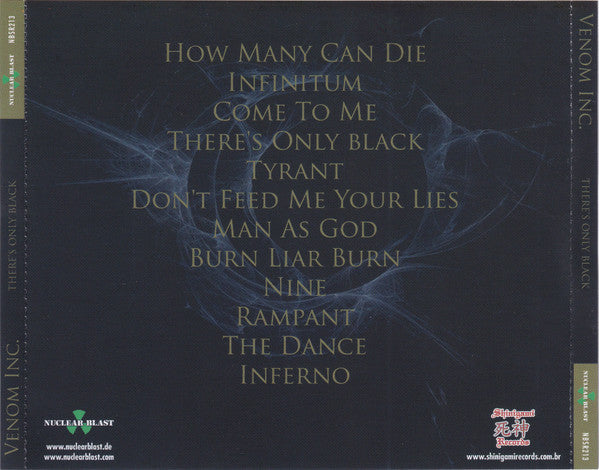Venom Inc. - There's Only Black - CD