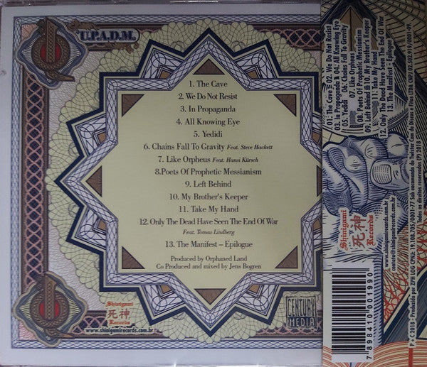 Orphaned Land - Unsung Prophets & Dead Messiahs - CD