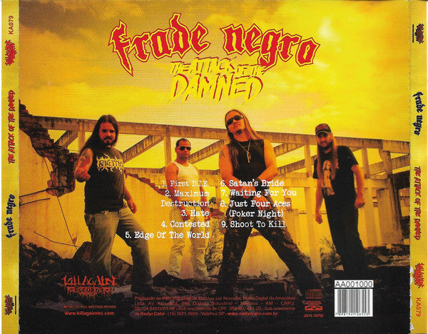 Frade Negro - The Attack Of The Damned - CD