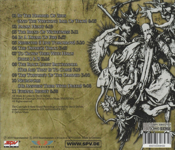 Virgin Steele - The Black Light Bacchanalia - CD