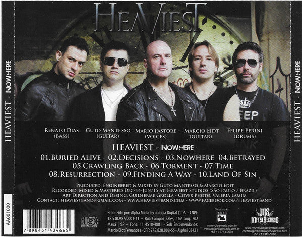 Heaviest - Nowhere - CD