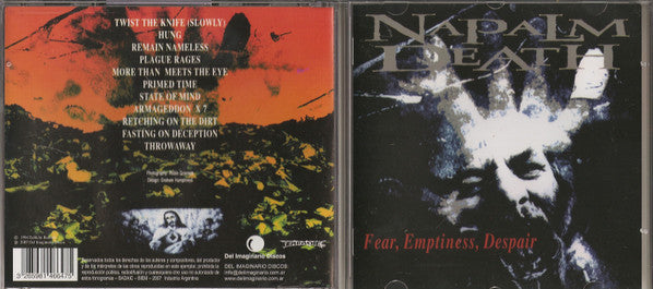 Napalm Death - Fear, Emptiness, Despair - CD
