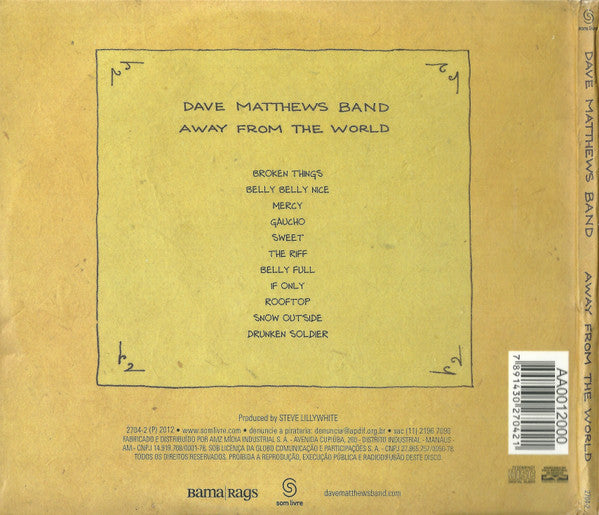 Dave Matthews Band - Away From The World - CD