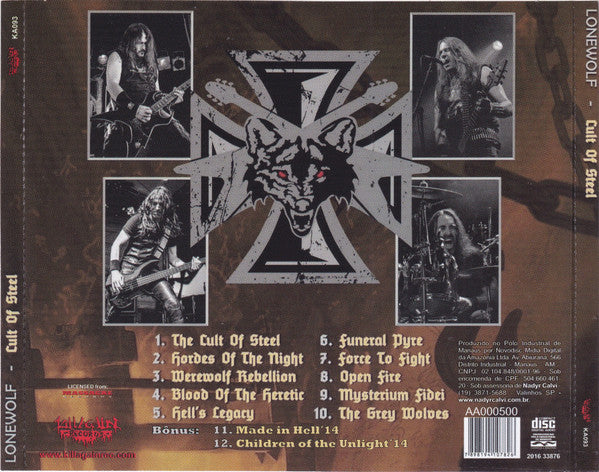 Lonewolf - Cult Of Steel - CD