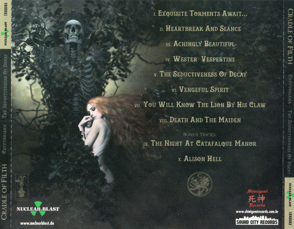 Cradle Of Filth - Cryptoriana - The Seductiveness Of Decay - CD