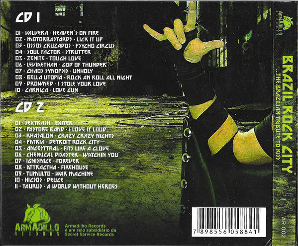 Various - Brazil Rock City ...The Brazilian Tribute To Kiss - 2xCD