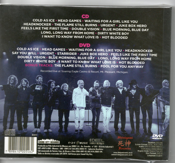 Foreigner - Double Vision: Then And Now Live.Reloaded - CD + DVD