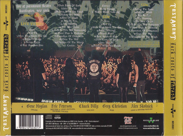 Testament - Dark Roots Of Thrash - DVD + 2xCD