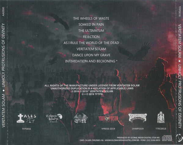 Veritatem Solam - Unholy Protrusions Of Divinity - CD