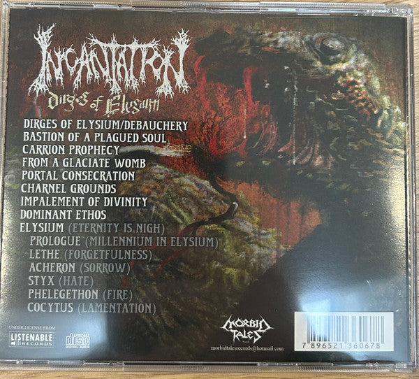 Incantation - Dirges Of Elysium - CD
