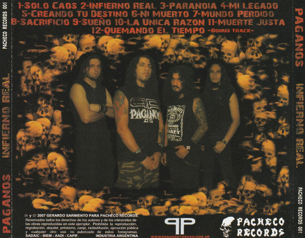 Paganos - Infierno Real - CD