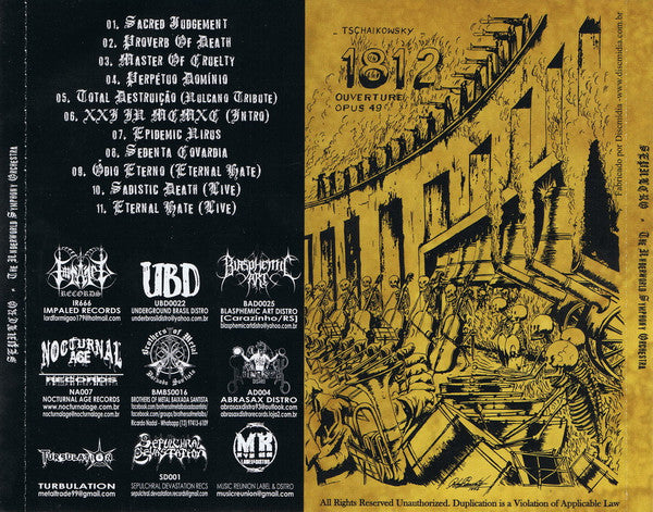 Sepulcro - The Underworld Symphony Orchestra - CD