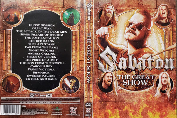 Sabaton - The Great Show - DVD