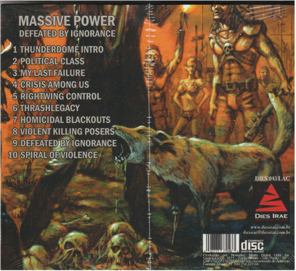 Massive Power - Defeated By Ignorance - CD