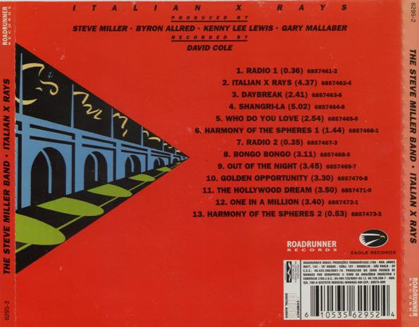 Steve Miller Band - Italian X Rays - CD