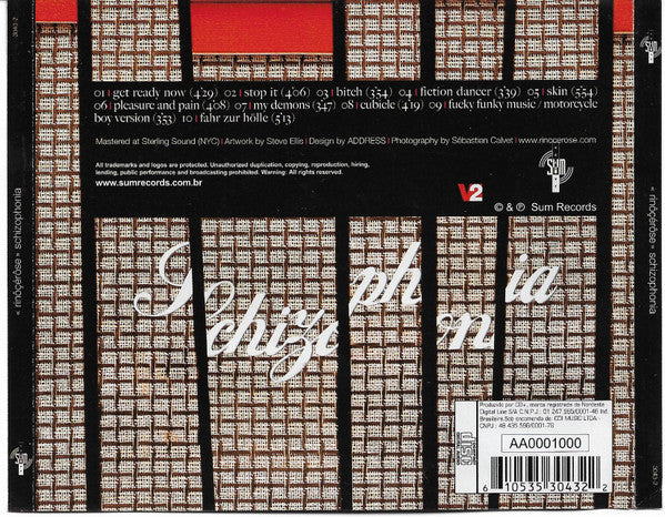 Rinôçérôse - Schizophonia - CD