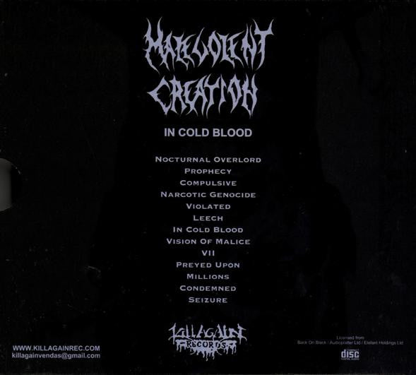 Malevolent Creation - In Cold Blood - CD