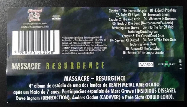 Massacre - Resurgence - CD