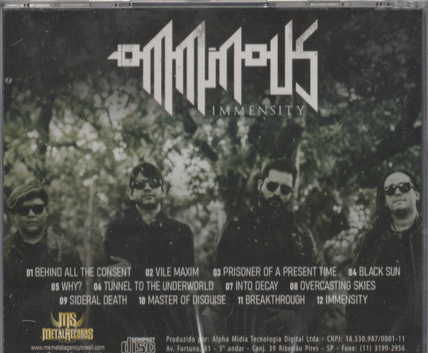 Omminous - Immensity - CD