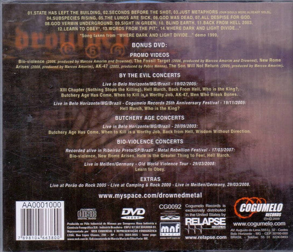 Drowned - Box Of Bones (Ten Years Crushing All In Their Way...) - CD + DVD