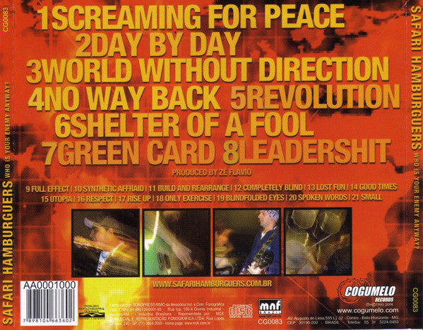 Safari Hamburguers - Who's Your Enemy Anyway? - CD