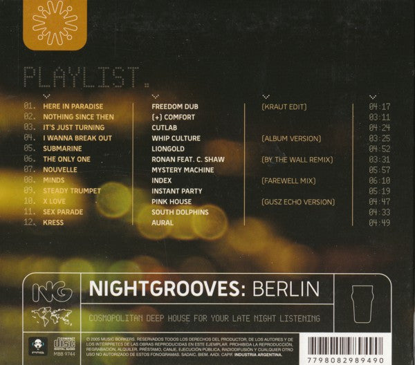 Various - Nightgrooves: Berlin - CD