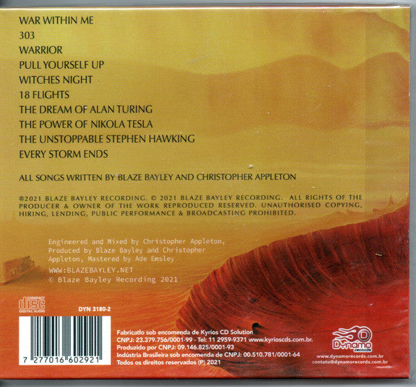 Blaze Bayley - War Within Me - CD