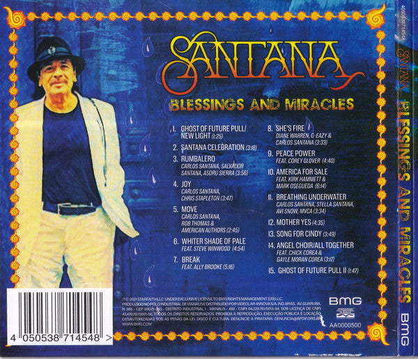 Santana - Blessings And Miracles - CD