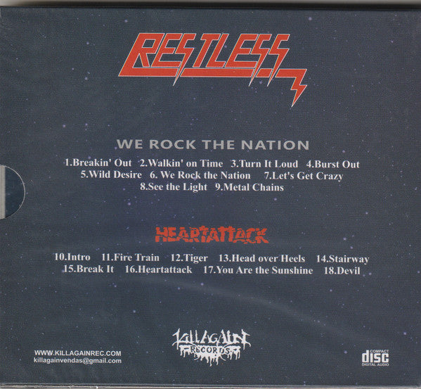 Restless - We Rock The Nation / Heartattack - CD