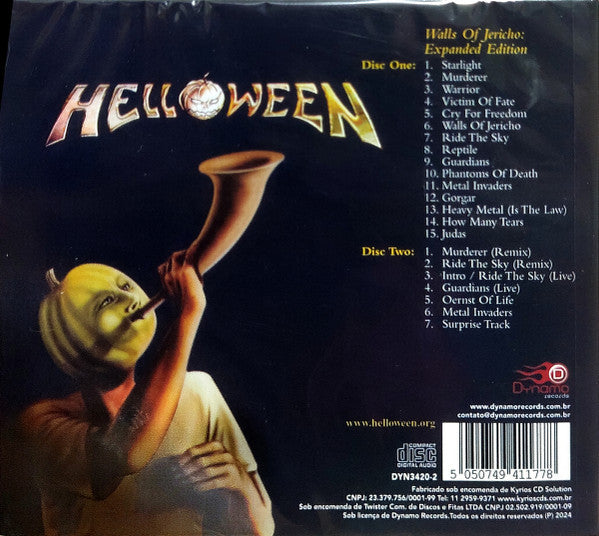Helloween - Walls Of Jericho - 2xCD