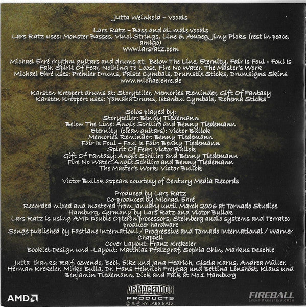 Weinhold - Below The Line - CD