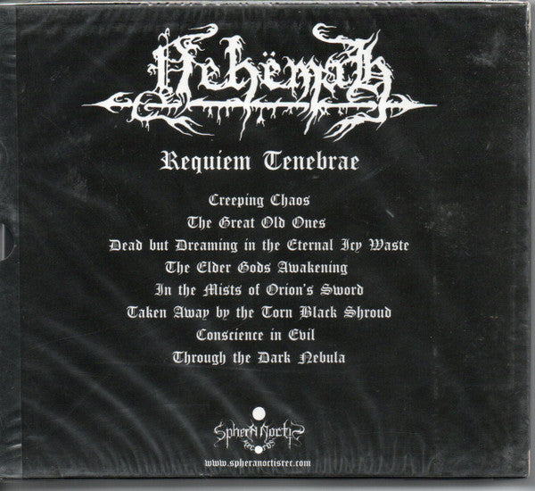 Nehëmah - Requiem Tenebrae - CD