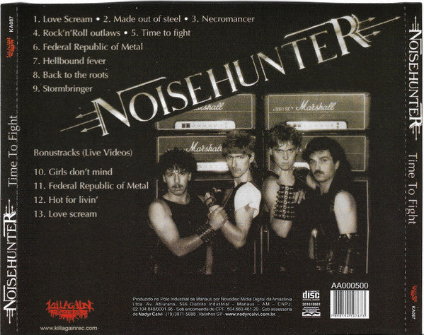 Noisehunter - Time To Fight - CD