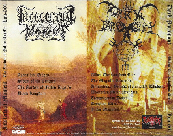 Intellectual Moment / Dark Paramount - The Garden Of Fallen Angels / When Thy Kingdom Rise - CD