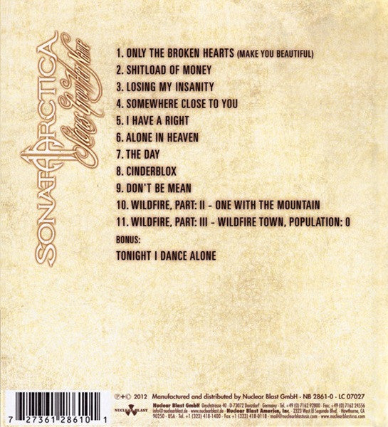 Sonata Arctica - Stones Grow Her Name - CD