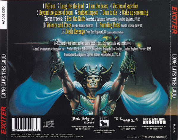 Exciter - Long Live The Loud - CD