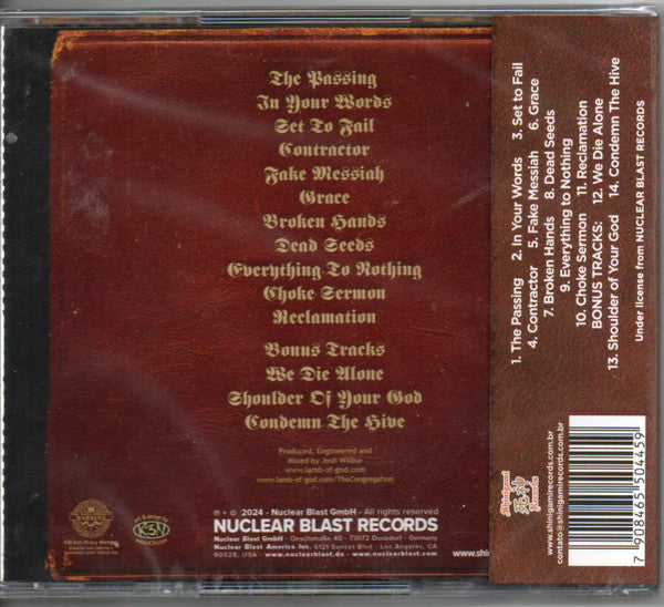 Lamb Of God - Wrath - CD
