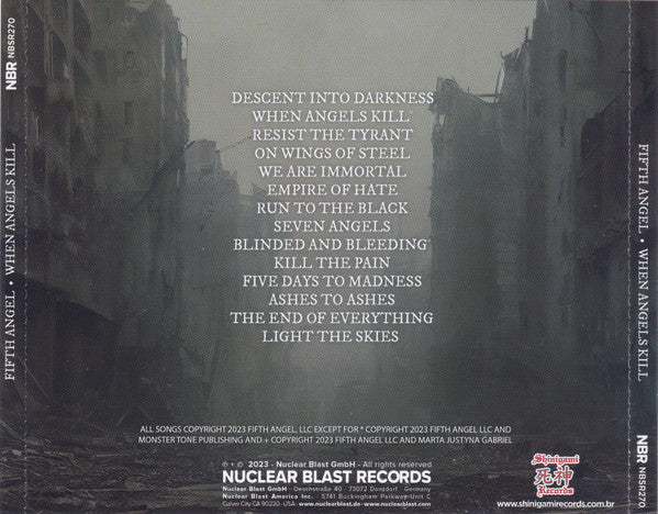 Fifth Angel - When Angels Kill - CD