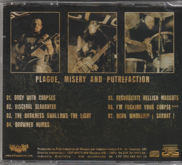 Podridão - Plague, Misery And Putrefaction - CD