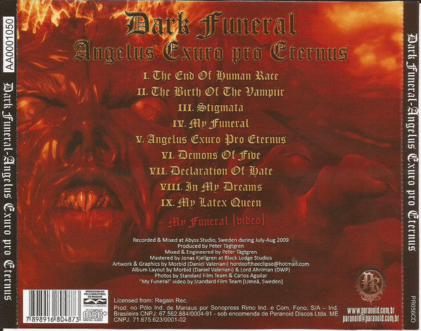 Dark Funeral - Angelus Exuro Pro Eternus - VCD