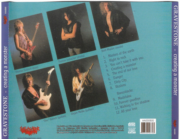Gravestone - Creating A Monster - CD