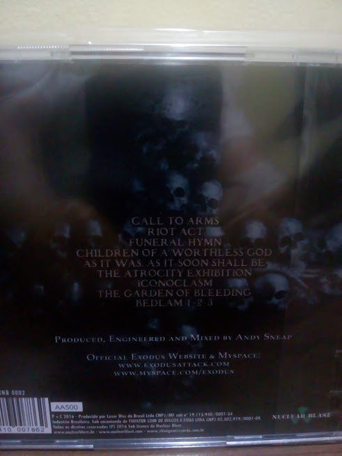 Exodus - The Atrocity Exhibition - Exhibit A - CD