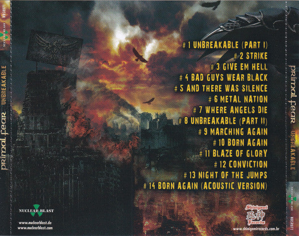 Primal Fear - Unbreakable - CD