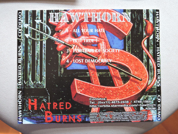 Hawthorn - Hatred Burns - CD